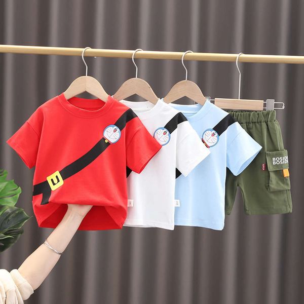 children's foreign sle wear dance 2021 cartoon tooling shorts casual two-piece fashion, White
children's foreign sle wear dance 2021 cartoon tooling shorts casual two-piece fashion, White