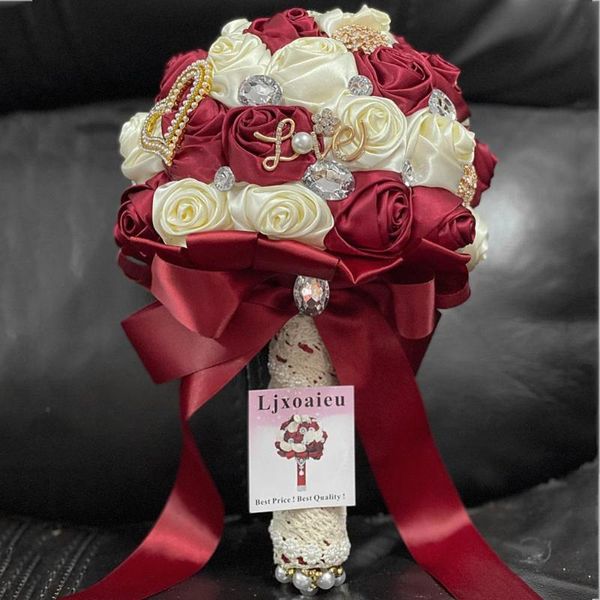 decorative flowers & wreaths ljxoaieu burgundy wedding bouquets beautiful bridal brooch diamond bouquet holding artificial satin party decor
decorative flowers & wreaths ljxoaieu burgundy wedding bouquets beautiful bridal brooch diamond bouquet holding artificial satin party decor