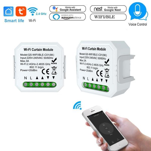 smart home control tuya wifi bk roller blind shutter curtain switch module on-off timer switches motor for alexa google
smart home control tuya wifi bk roller blind shutter curtain switch module on-off timer switches motor for alexa google