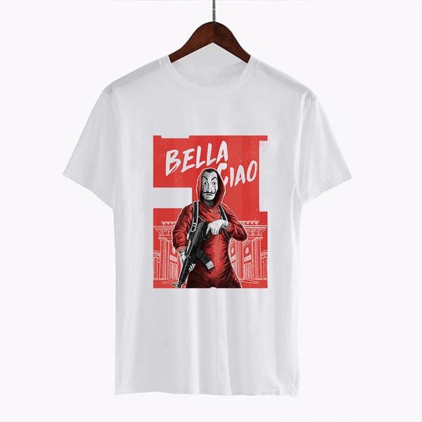 luckyroll money heist the and mens women house paper la casa de papel shirt summer casual mask, White;black
luckyroll money heist the and mens women house paper la casa de papel shirt summer casual mask, White;black