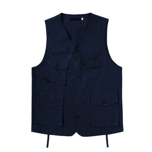 men's vests vest jacket solid color multi-pocket off-shoulder coat men outdoor casual fishing outer wear spring, Black;white
men's vests vest jacket solid color multi-pocket off-shoulder coat men outdoor casual fishing outer wear spring, Black;white