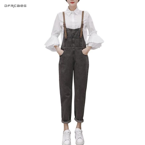 women's jumpsuits & rompers spring autumn suspender denim jumpsuit women 2021 casual streetwear female vintage jeans overalls pants gra, Black;white
women's jumpsuits & rompers spring autumn suspender denim jumpsuit women 2021 casual streetwear female vintage jeans overalls pants gra, Black;white