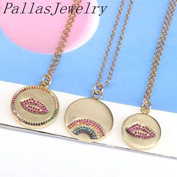 pendant necklaces 5pcs,rainbow cz necklace for women trendy lip colorful cubic zirconia round charm jewelry, Silver
pendant necklaces 5pcs,rainbow cz necklace for women trendy lip colorful cubic zirconia round charm jewelry, Silver