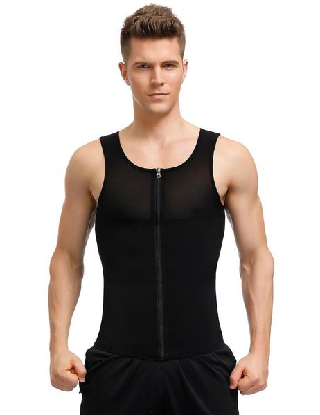 men's body shapers breathable corset control tummy tank waist trainer correction posture weight loss shapewear, Black;brown
men's body shapers breathable corset control tummy tank waist trainer correction posture weight loss shapewear, Black;brown