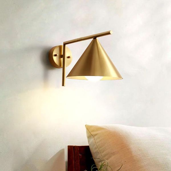 wall lamp system full copper post modern bedroom bedside stairs concise aisle a living room golden rotating horn
wall lamp system full copper post modern bedroom bedside stairs concise aisle a living room golden rotating horn