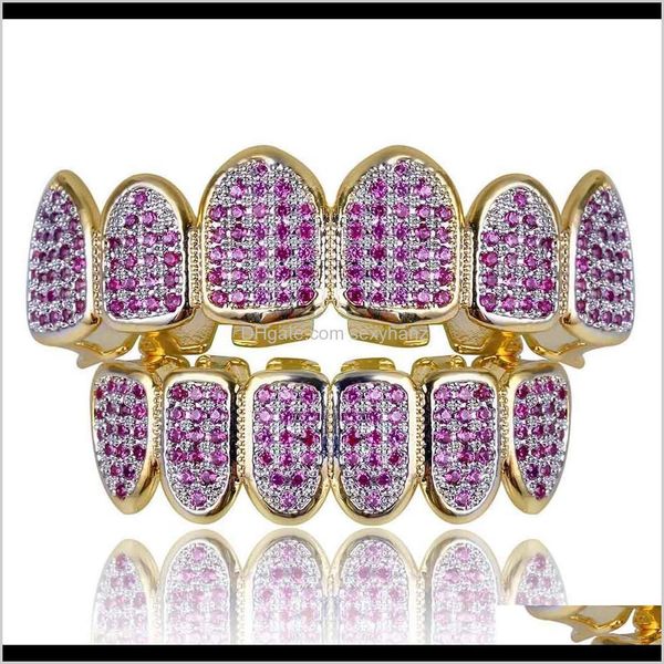 grillz, dental body jewelry custom fit hip hop gold teeth grillz caps micro pave fuchsia cubic zirconia & bottom grills set for christma, Black
grillz, dental body jewelry custom fit hip hop gold teeth grillz caps micro pave fuchsia cubic zirconia & bottom grills set for christma, Black