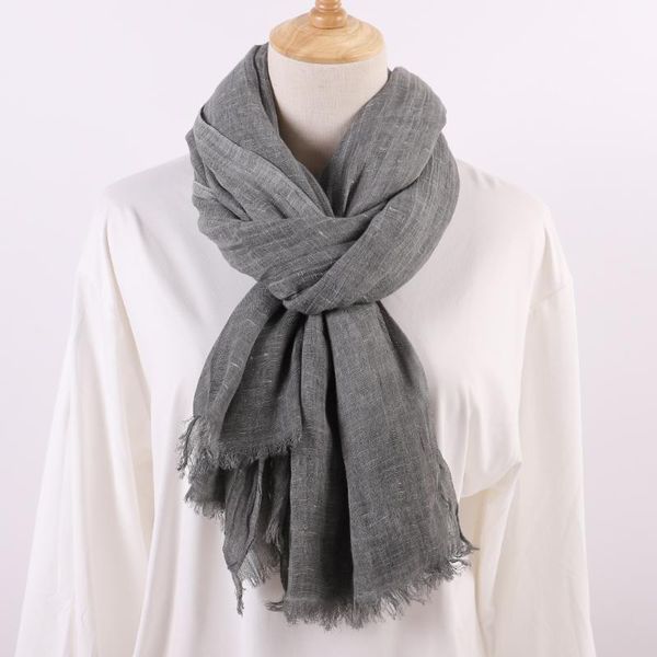 scarves jtvovo 2021 60x190cm 13 colors luxury pure color fringed pleated cotton and linen scarf muslim hijab veil female tippet, Blue;gray
scarves jtvovo 2021 60x190cm 13 colors luxury pure color fringed pleated cotton and linen scarf muslim hijab veil female tippet, Blue;gray