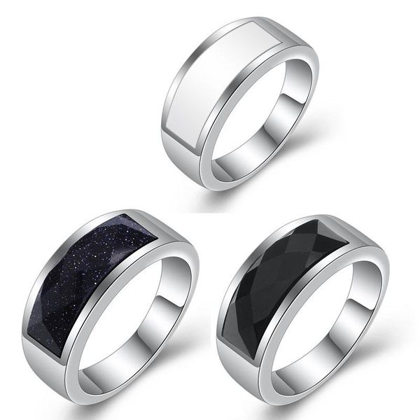 wedding rings punk titanium stainless steel irregular men's ring with black crystal rhinestone for male party jewelry, Slivery;golden
wedding rings punk titanium stainless steel irregular men's ring with black crystal rhinestone for male party jewelry, Slivery;golden