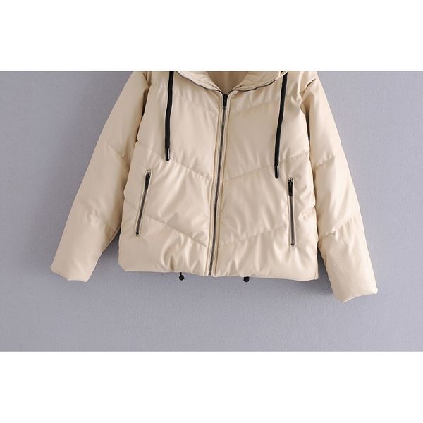 2021 new winter faux leather jacket women bubble coat hooded outfits thicker warm padded clothes unnj, Black
2021 new winter faux leather jacket women bubble coat hooded outfits thicker warm padded clothes unnj, Black