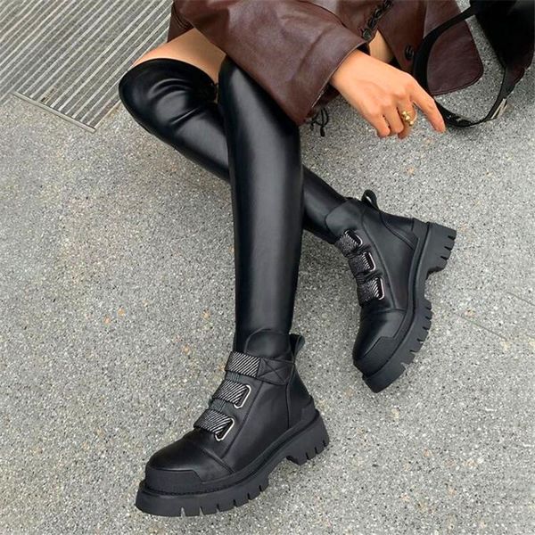 boots thin women's elastic increase thick-soled high-heel winter round toe casual, Black
boots thin women's elastic increase thick-soled high-heel winter round toe casual, Black