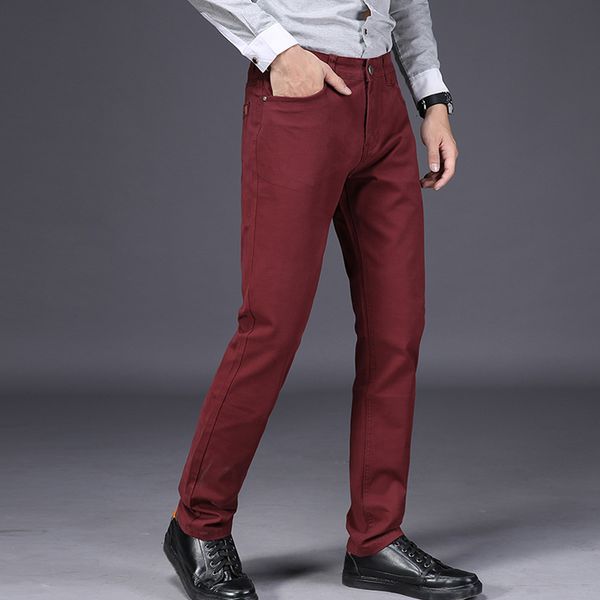 2021 new mens casual business pant slim straight trousers bae pockets black blue khaki big size 44 46 fashion male wq8a
2021 new mens casual business pant slim straight trousers bae pockets black blue khaki big size 44 46 fashion male wq8a