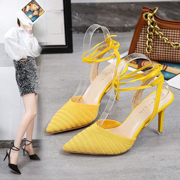 sandals summe rwomen fashion light weight buckle strap stiletto heel shoes lady cool party night club sexy, Black