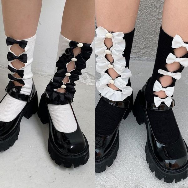 socks & hosiery 573b japanese lolita women short crew sweet hollow out asymmetrical bowknot black white kawaii girls student mid tube
socks & hosiery 573b japanese lolita women short crew sweet hollow out asymmetrical bowknot black white kawaii girls student mid tube