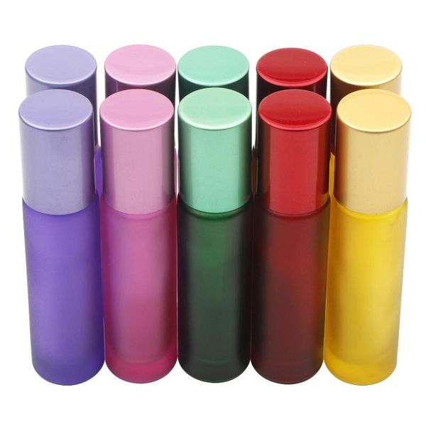 storage bottles & jars 10pcs 10ml high-grade colorful frosted roll on with metal roller ball for essential oils,, perfumes
storage bottles & jars 10pcs 10ml high-grade colorful frosted roll on with metal roller ball for essential oils,, perfumes