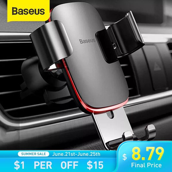 cell phone mounts & holders baseus air outlet holder in car auto-locked gravity universal stand mount for 11 pro x xs 7 
cell phone mounts & holders baseus air outlet holder in car auto-locked gravity universal stand mount for 11 pro x xs 7