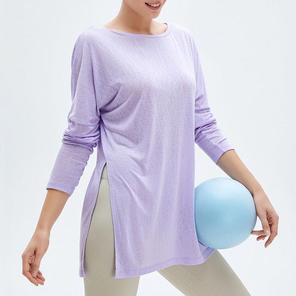 yoga outfit sport blouse women gym clothing long sleeve loose casual fashion split quick dry t-shirts running workout fitness
yoga outfit sport blouse women gym clothing long sleeve loose casual fashion split quick dry t-shirts running workout fitness