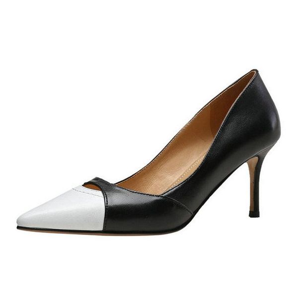dress shoes 2021 fashion women high heels pumps female concise designer genuine leather wedding woman, Black
dress shoes 2021 fashion women high heels pumps female concise designer genuine leather wedding woman, Black