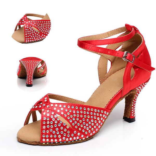 2021 new women rhinestone latin red high heel bachata salsa dancing shoes party wedding for girls practice dance sandals gsbw kl50, Black
2021 new women rhinestone latin red high heel bachata salsa dancing shoes party wedding for girls practice dance sandals gsbw kl50, Black