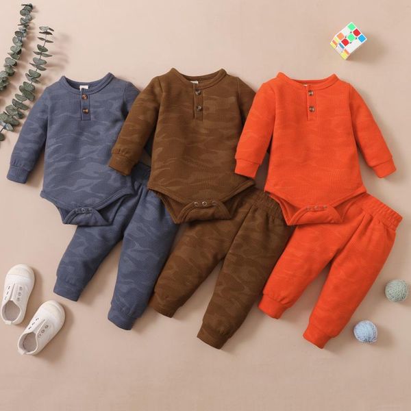 clothing sets baby girls boys set spring autumn warm two-piece clothes camouflage printed pattern romper and pants casual for 0-12months, White
clothing sets baby girls boys set spring autumn warm two-piece clothes camouflage printed pattern romper and pants casual for 0-12months, White
