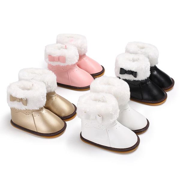 first walkers 2021 winter boots for baby girl outdoor non-slip rubber sole bows pu leather thick warm plush toddler shoes snow
first walkers 2021 winter boots for baby girl outdoor non-slip rubber sole bows pu leather thick warm plush toddler shoes snow