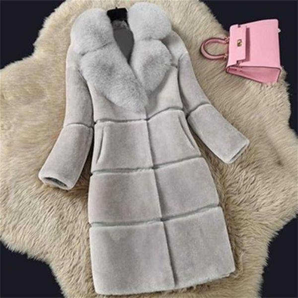 faux fur coats large size 5xl women winter thick long jacket fashion fake collar outerwear 211019, Black
faux fur coats large size 5xl women winter thick long jacket fashion fake collar outerwear 211019, Black