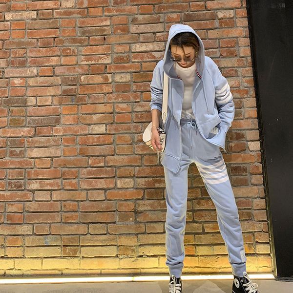 tb yarn dyed autumn winter sweater zipper hooded cardigan men's and women's sportswear four bar trend coat cotton, Black
tb yarn dyed autumn winter sweater zipper hooded cardigan men's and women's sportswear four bar trend coat cotton, Black