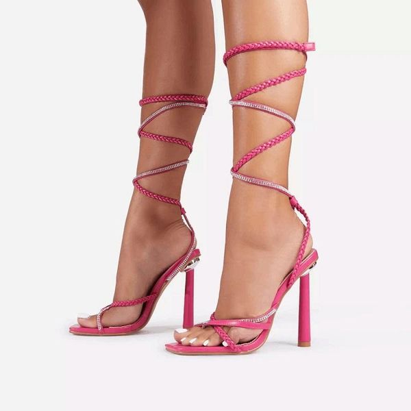 summer women high heels sandals rhinestone open toe lace up ladies shoes hand woven cross strap platform gladiator sandals, Black
summer women high heels sandals rhinestone open toe lace up ladies shoes hand woven cross strap platform gladiator sandals, Black