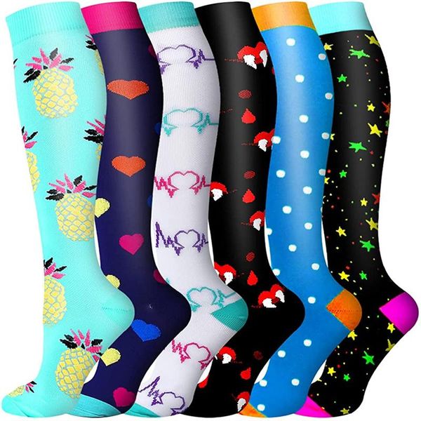men's socks 58 style compression men women sports running geometric patterns anti fatigue pain relief knee high stockings, Black
men's socks 58 style compression men women sports running geometric patterns anti fatigue pain relief knee high stockings, Black