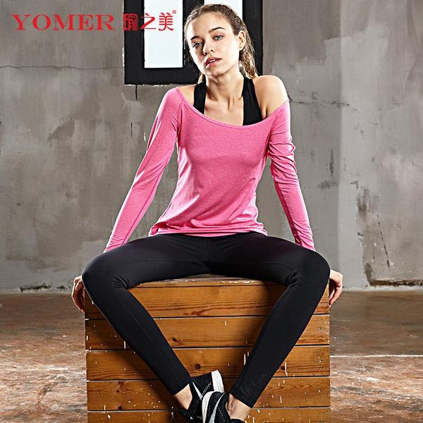 yomer seamless fitness women yoga set 3pcs bra+shirt+pants sportswear breathable comfortable outdoor gym dancing clothes, White;red
yomer seamless fitness women yoga set 3pcs bra+shirt+pants sportswear breathable comfortable outdoor gym dancing clothes, White;red