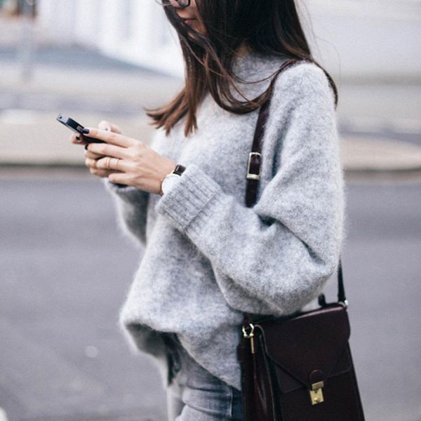 women's sweaters zogaa women sweater fashion batwing sleeve winter clothes beloosen high street outwear, White;black
women's sweaters zogaa women sweater fashion batwing sleeve winter clothes beloosen high street outwear, White;black