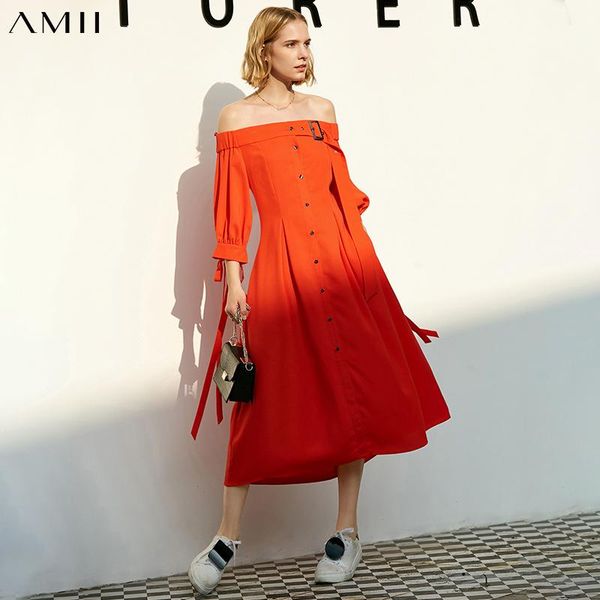 casual dresses amii minimalism summer women's dress causal solid slash neck aline calf-length beach 11970029, Black;gray
casual dresses amii minimalism summer women's dress causal solid slash neck aline calf-length beach 11970029, Black;gray
