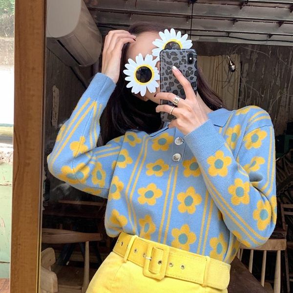 women's sweaters floral loose autumn winter clothes women pullovers fashion brand knitted female japan style chic ladies, White;black
women's sweaters floral loose autumn winter clothes women pullovers fashion brand knitted female japan style chic ladies, White;black