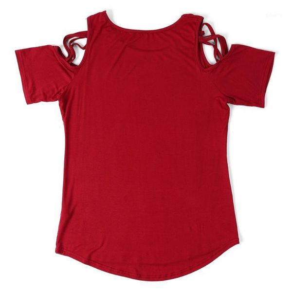 women's t-shirt summer solid color strapless short-sleeved bottoming shirt for wine red ropa de mujer top, White
women's t-shirt summer solid color strapless short-sleeved bottoming shirt for wine red ropa de mujer top, White