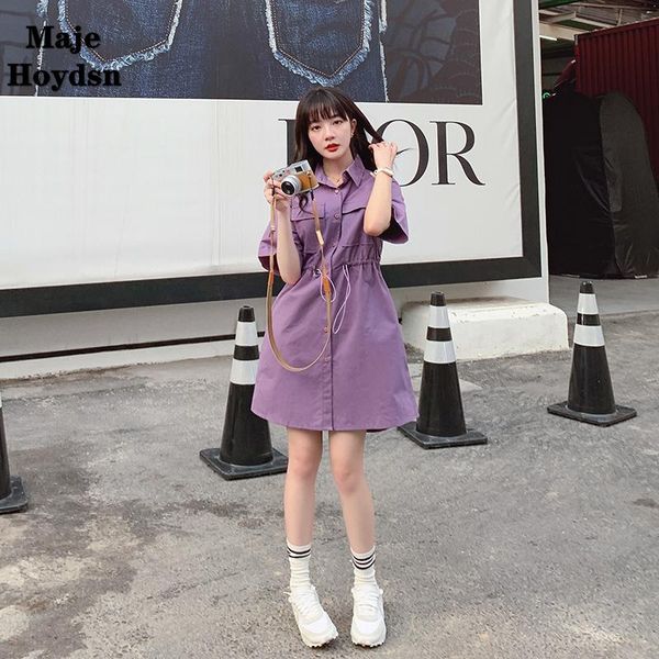 casual dresses maje hoydsn 2021 summer purple tooling style lace up thin suit collar small waist dress skirt, Black;gray
casual dresses maje hoydsn 2021 summer purple tooling style lace up thin suit collar small waist dress skirt, Black;gray