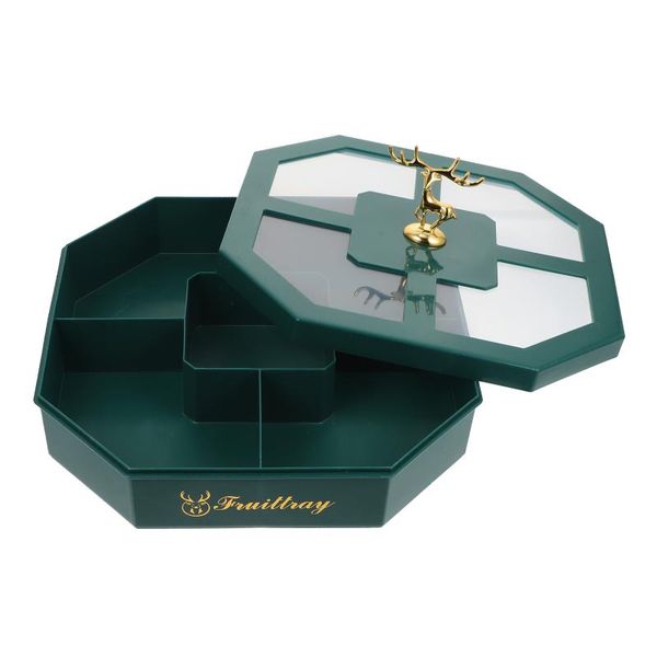 storage drawers 1pc decorative food tray plate candy multi-grid (green)
storage drawers 1pc decorative food tray plate candy multi-grid (green)