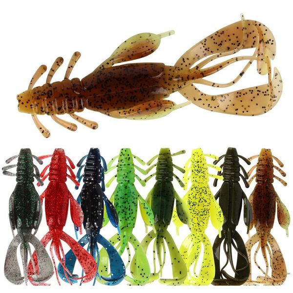 rosewood 10pcs fishing crawfish lure sile soft artificial bait crayfish 4in 0.37oz swimming shrimp for ca jllmie ladyshome
rosewood 10pcs fishing crawfish lure sile soft artificial bait crayfish 4in 0.37oz swimming shrimp for ca jllmie ladyshome