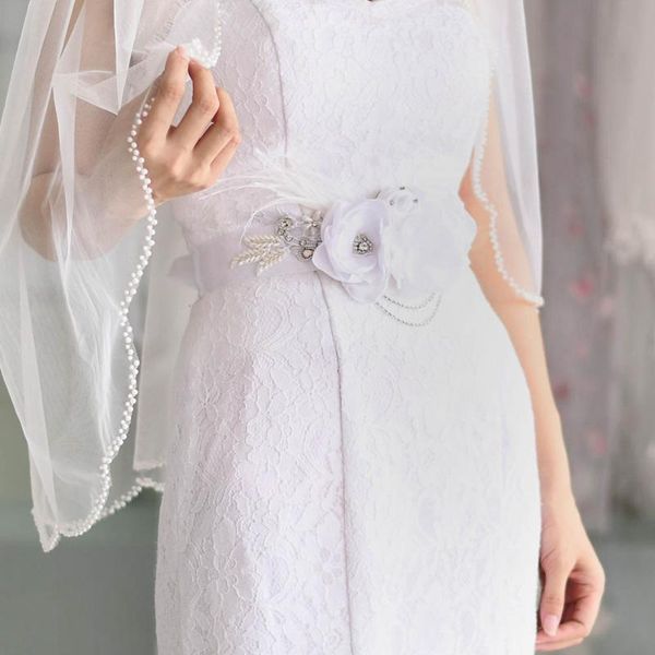 wedding sashes s478 big flowers and feather bride belts party woman sash with rhinestone crystal girl luxurious belt, White
wedding sashes s478 big flowers and feather bride belts party woman sash with rhinestone crystal girl luxurious belt, White