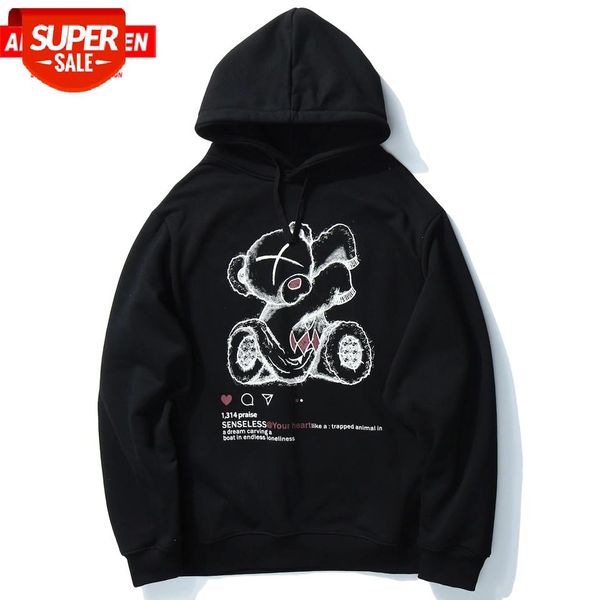 aelfric eden 2020 bear print hoodie sweatshirts fleece hip hop casual cotton hoodies pullover autumn harajuku hooded sweartshirt #rl9r, Black
aelfric eden 2020 bear print hoodie sweatshirts fleece hip hop casual cotton hoodies pullover autumn harajuku hooded sweartshirt #rl9r, Black