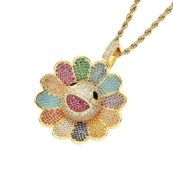 pendant necklaces men hip hop iced out bling rotatable sunflower shape zircon hiphop necklace charm jewelry, Silver
pendant necklaces men hip hop iced out bling rotatable sunflower shape zircon hiphop necklace charm jewelry, Silver