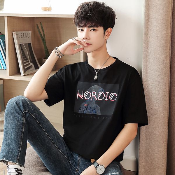 2021 summer new design cotton hole t casual male streetwear short sleeve men's printing shirt 76ai, White;black
2021 summer new design cotton hole t casual male streetwear short sleeve men's printing shirt 76ai, White;black