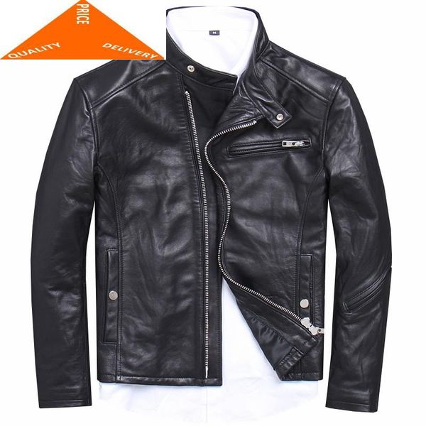 men's leather & faux jacket 100% genuine men fashion streetwear real sheepskin coat winter cloth 2021 motorcycle jackets 9909, Black
men's leather & faux jacket 100% genuine men fashion streetwear real sheepskin coat winter cloth 2021 motorcycle jackets 9909, Black