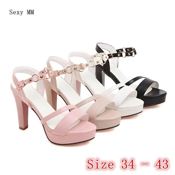 dress shoes summer pumps women peep toe high heels party platform gladiator sandals woman heel plus size 34- 40 41 42 43, Black
dress shoes summer pumps women peep toe high heels party platform gladiator sandals woman heel plus size 34- 40 41 42 43, Black