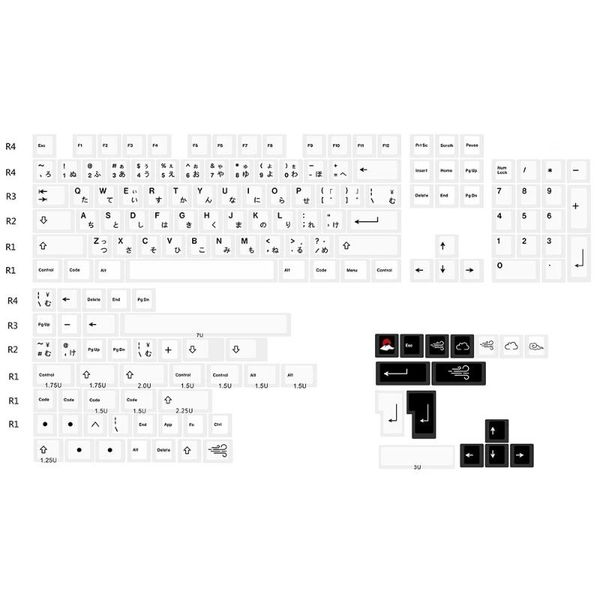 ws1 white black wind cloud design japanese keycaps for cherry mx switch mechanical gaming keyboard cherry profile pbt key caps
ws1 white black wind cloud design japanese keycaps for cherry mx switch mechanical gaming keyboard cherry profile pbt key caps