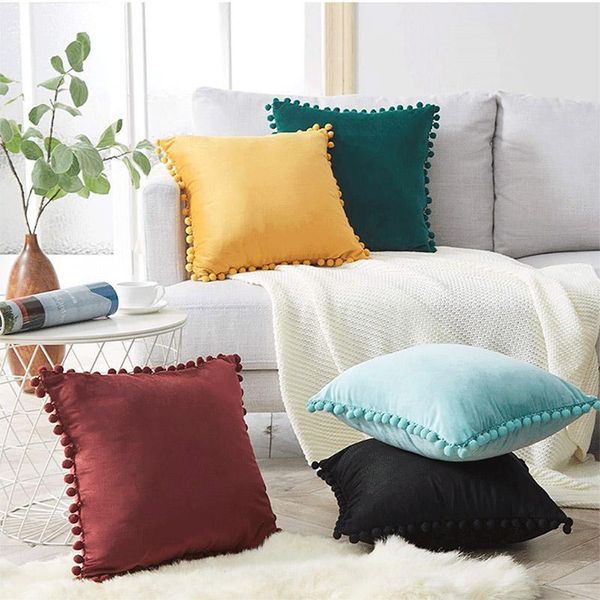 cushion/decorative pillow solid color decorative pillows multicolor home decor for sofa quality cushion cover soft in the car nordic pillowc
cushion/decorative pillow solid color decorative pillows multicolor home decor for sofa quality cushion cover soft in the car nordic pillowc