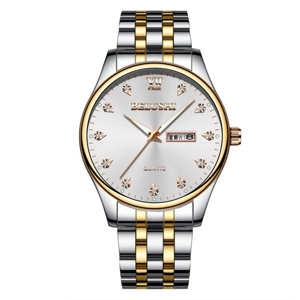 wristwatches fashion watch business men trending dress clock stainless steel belt waterproof male watches luxury zegarki damskie, Slivery;brown
wristwatches fashion watch business men trending dress clock stainless steel belt waterproof male watches luxury zegarki damskie, Slivery;brown