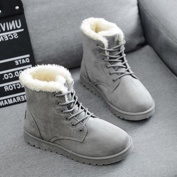 boots women 2021 winter warm thicken fur snow faux suede ankle soft comfortable shoes female, Black
boots women 2021 winter warm thicken fur snow faux suede ankle soft comfortable shoes female, Black