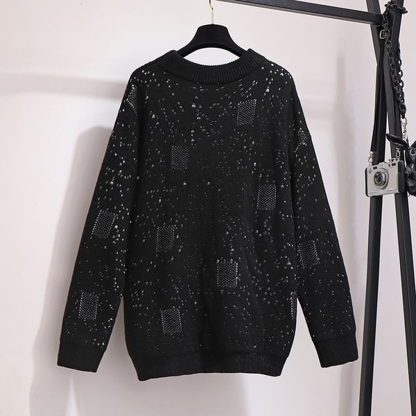in addition women's size sweaters outerwear korean style knitted sweater pull femme ta60666 peqv, White;black
in addition women's size sweaters outerwear korean style knitted sweater pull femme ta60666 peqv, White;black
