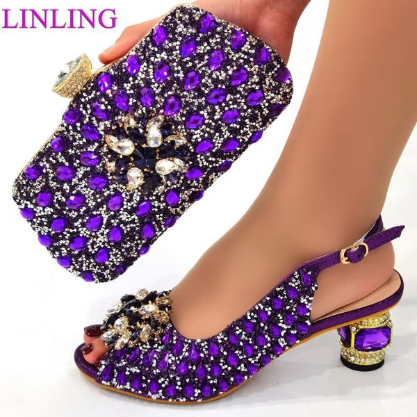 dress shoes fashion african women wedding and bag set decorated with rhinestone designer luxury nigerian pumps, Black
dress shoes fashion african women wedding and bag set decorated with rhinestone designer luxury nigerian pumps, Black