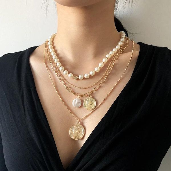 chains 2021 hip hop portrait pendant chain pearl fashion luxury clavicle necklace gothic choker necklaces for women wholesale bulk, Silver
chains 2021 hip hop portrait pendant chain pearl fashion luxury clavicle necklace gothic choker necklaces for women wholesale bulk, Silver