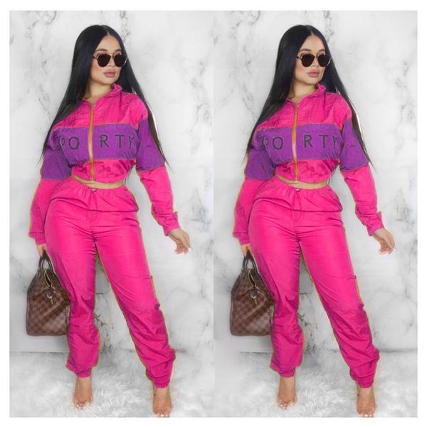 letter print stitching zipper long sleeve women set tracksuit two piece set and pants plus size sweat suits overalls, Gray
letter print stitching zipper long sleeve women set tracksuit two piece set and pants plus size sweat suits overalls, Gray